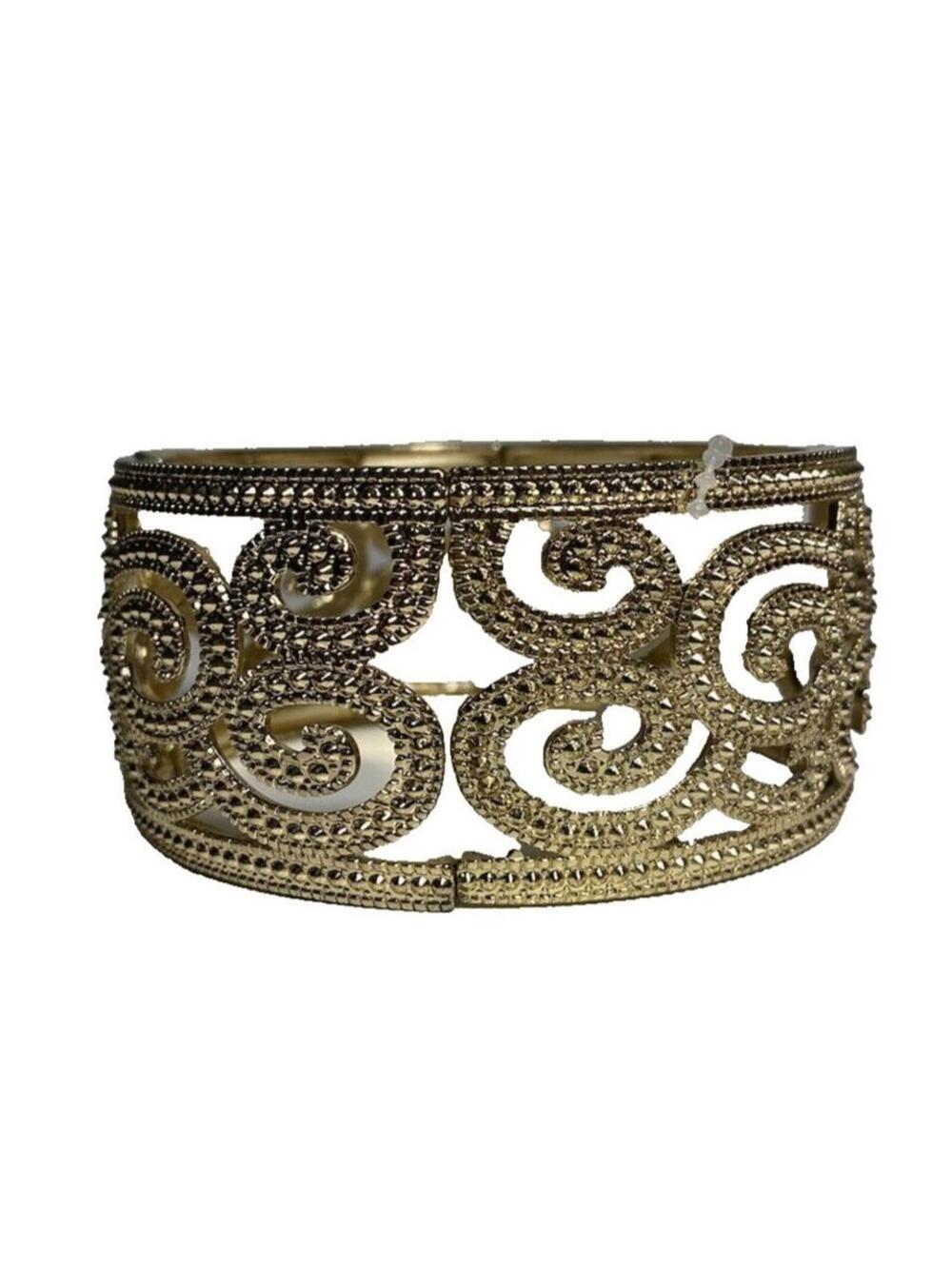 Women's Gold Color Bracelet Stretchy